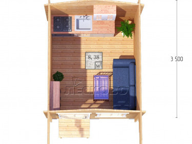 Log Cabin "DSN" series 3×3.5