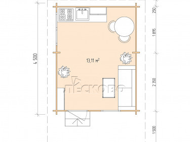 Log Cabin "DSN" series 3.5×4.5