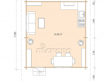 Log Cabin "DSN" series 5×5.5