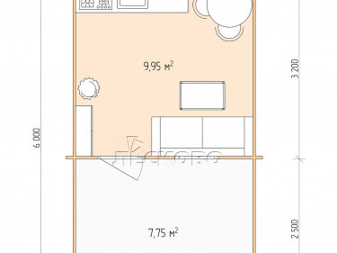 Log Cabin "DSV" series 3.5×3.5