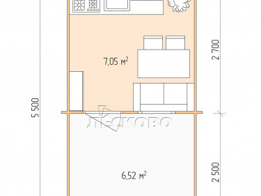 Gartenhaus "DSW" serie 3×3