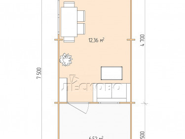 Gartenhaus "DSW" serie 3×5