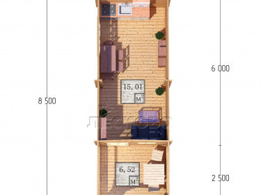 Gartenhaus "DSW" serie 3×6