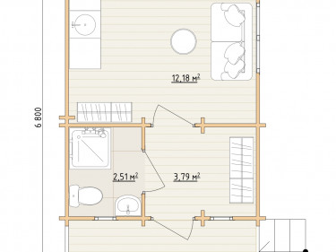 Log Cabin "DG-10"