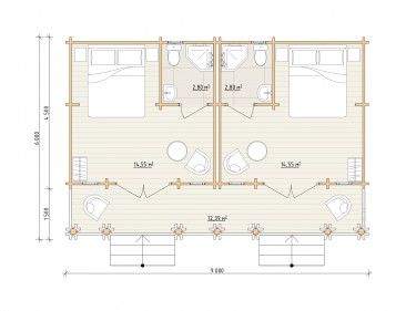 Log Cabin "DG-11"