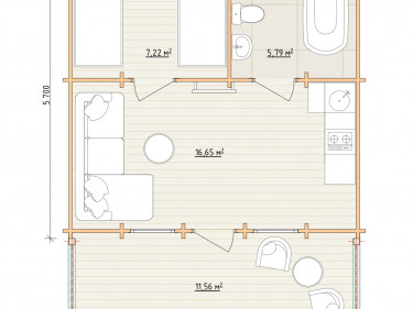 Log Cabin "DG-16"