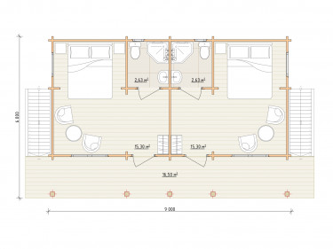 Log Cabin "DG-17"