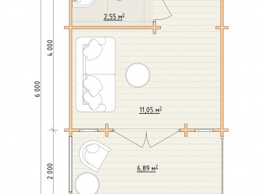 Log Cabin "DG-18"