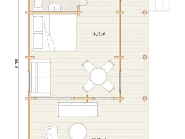 Log Cabin "DG-20"