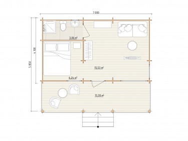 Log Cabin "DG-21"