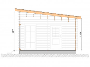 Log Cabin "DG-23"