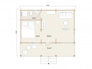 Log Cabin "DG-24"