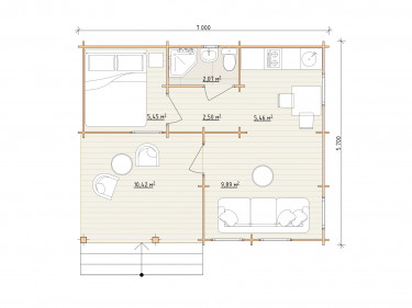 Gartenhaus "DG-25"