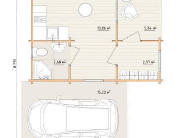 Gartenhaus "DG-32"