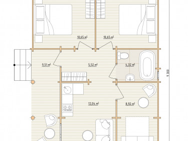 Log Cabin "DG-08"