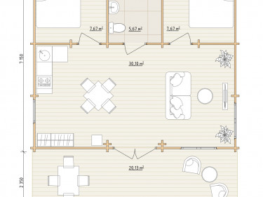 Log Cabin "DG-09"