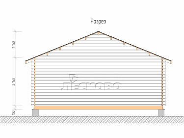 Log Cabin "DSV" series 6×5