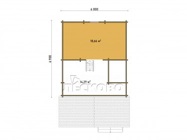 Log Cabin "DS" series 3.5×3