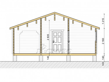 Gartenhaus "DS" serie 3.5×3