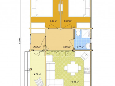 Gartenhaus "DS" serie 3.5×3