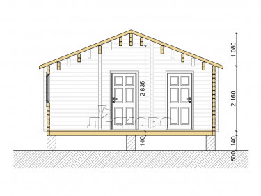 Gartenhaus "DS" serie 3.5×3