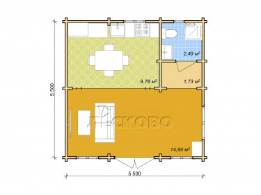 Gartenhaus "DS" serie 3.5×3