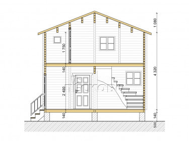 Gartenhaus "DS" serie 3.5×3