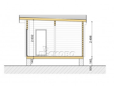 Log Cabin "DS" series 3.5×3