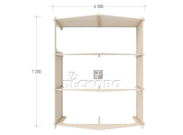 Carport 6x7.2