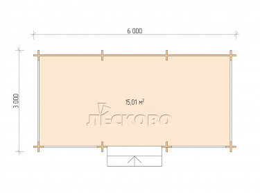 Veranda "В" series 3×6