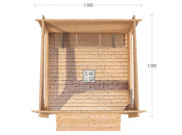 Veranda "В" serie 3×3